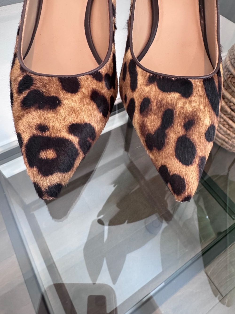 LAUREN RALPH LAUREN Woman’s Lanette Leather Calf Hair Pump Size 7.5 NWOB - Picture 6 of 13